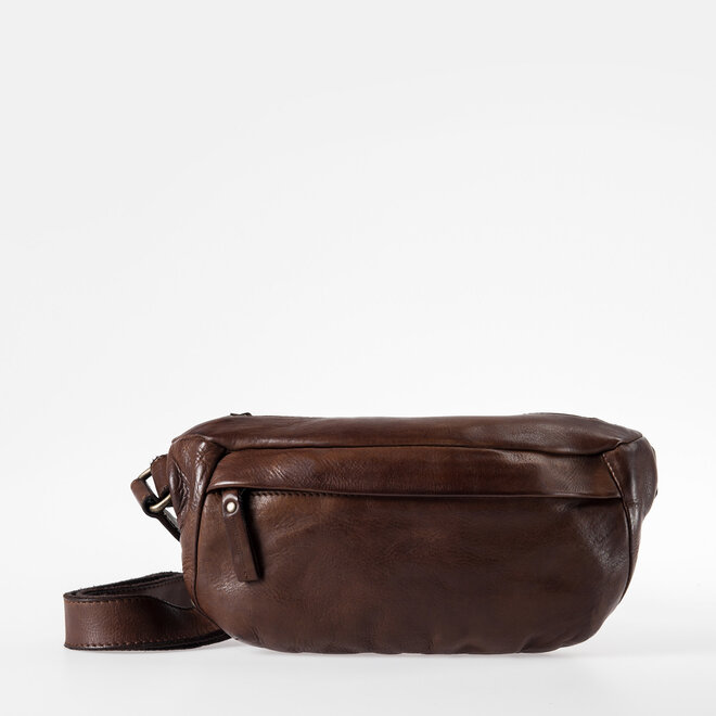 Leren Heuptas met Vintage Haakje zwart | Boutique - Boutique