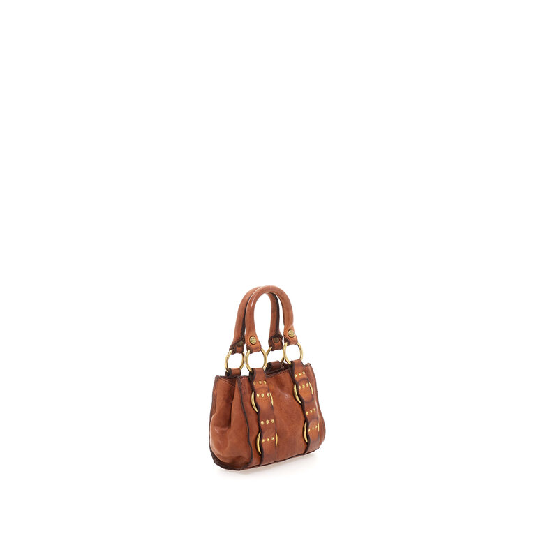 Campomaggi Campomaggi Traditional Demetra Small Shoulder Bag Cognac