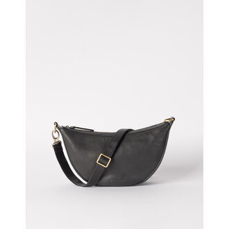 O My Bag Leo Black Soft Grain Leather