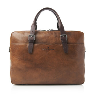 Castelijn & Beerens Rien Laptop Bag 15.6" + Tablet Single Zip Natural