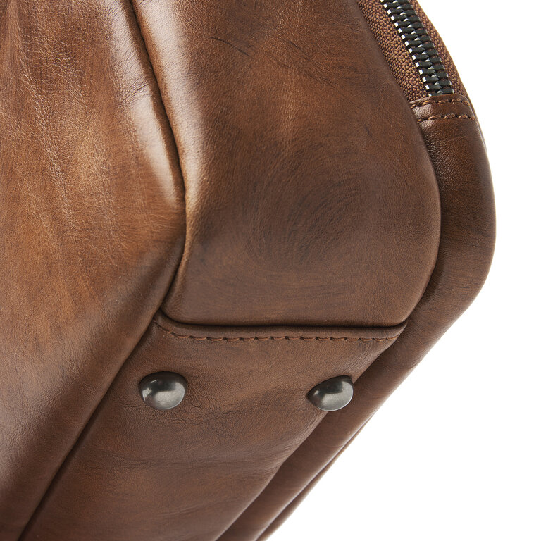 Castelijn & Beerens Castelijn & Beerens Rien Laptop Bag 15.6" + Tablet Double Zip Natural