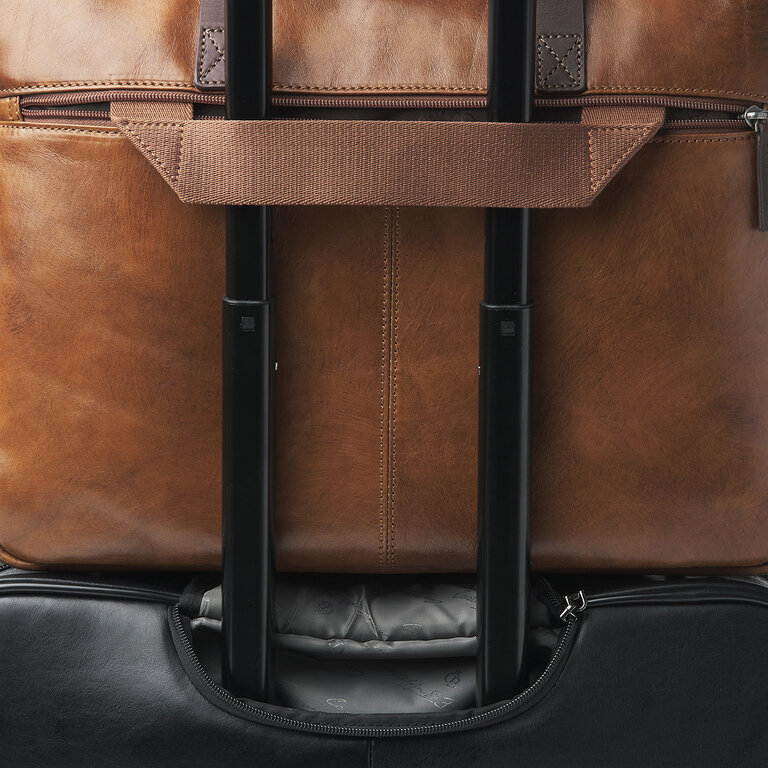 Castelijn & Beerens Castelijn & Beerens Rien Laptop Bag 15.6" + Tablet Double Zip Natural