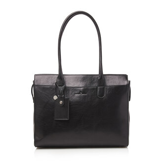 Castelijn & Beerens Gaucho Ellen Laptop Shoulder Bag 15.6" Black Castelijn & Beerens Gaucho Ellen Laptop Shoulder Bag 15.6" Black