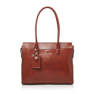 Castelijn & Beerens Gaucho Ellen Laptop Shoulder Bag 15.6" Cognac Castelijn & Beerens Gaucho Ellen Laptop Shoulder Bag 15.6" Cognac
