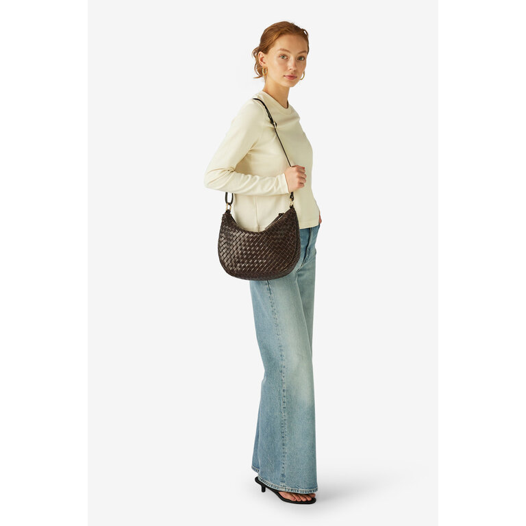 Adax Adax Salerno Crossbody Marlin Dark Brown