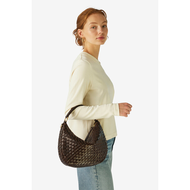 Adax Adax Salerno Crossbody Marlin Dark Brown