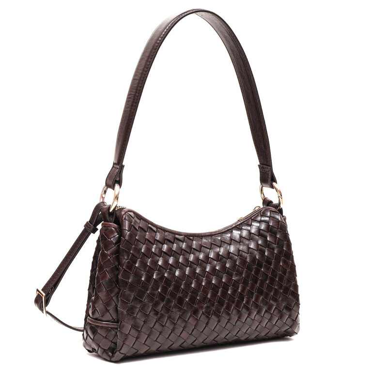 Adax Adax Salerno Shoulder Bag Eleonora Dark Brown