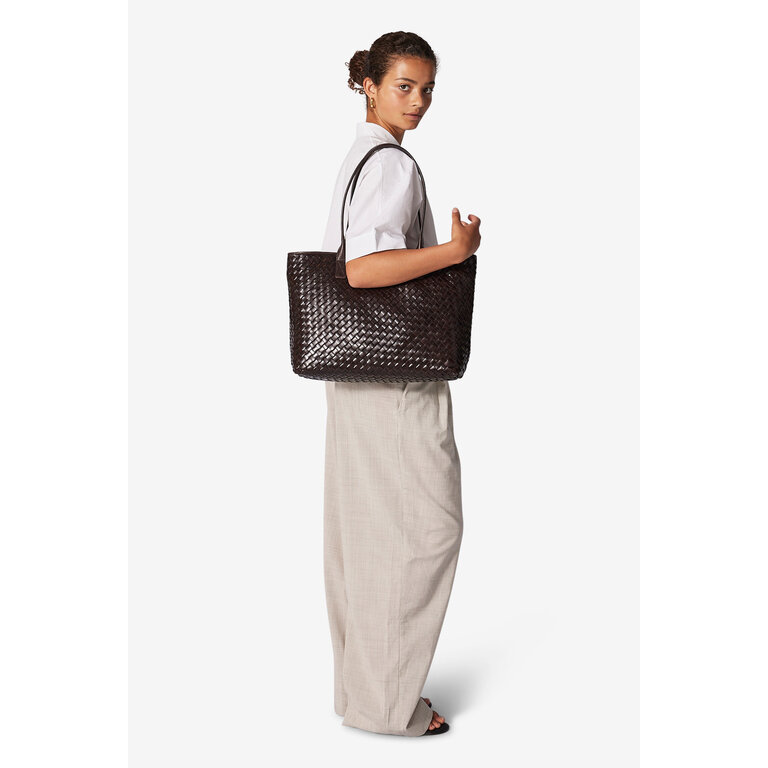 Adax Adax Salerno Shoulder Bag Roberta Dark Brown