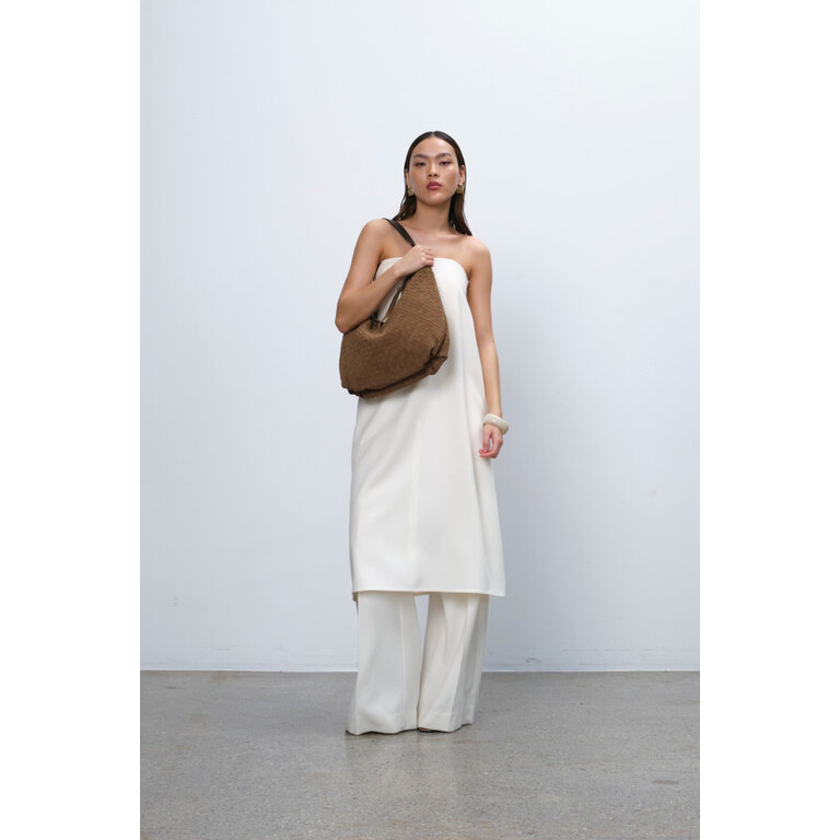 Adax Adax Rozanno Shoulder Bag Mindy Braided Latte