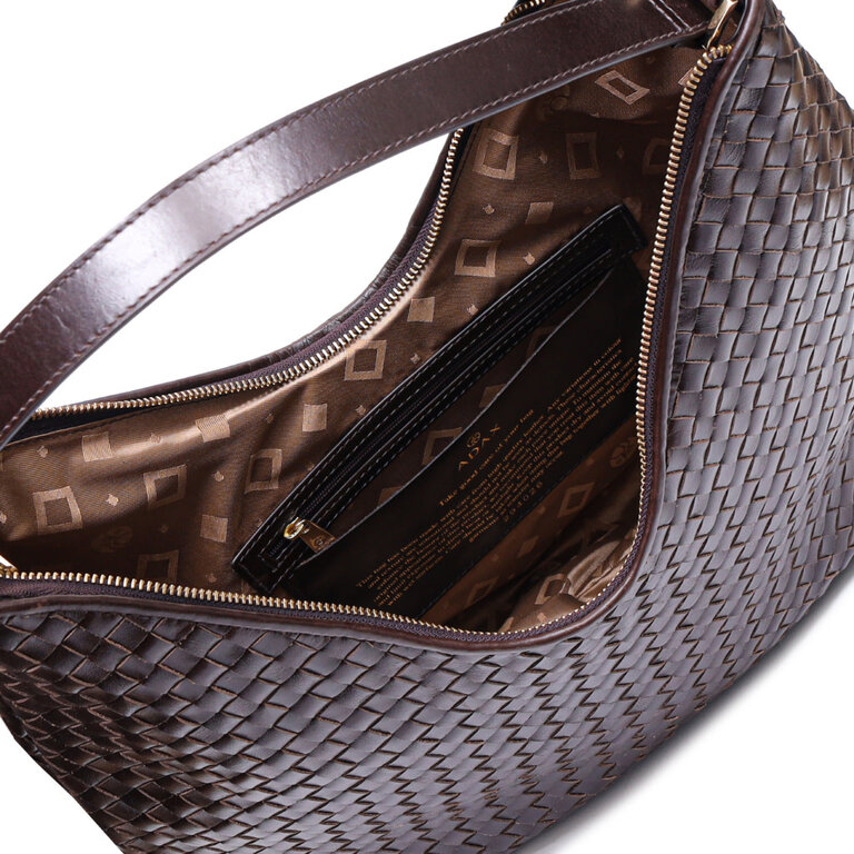 Adax Adax Salerno Shoulder Bag Mindy Dark Brown