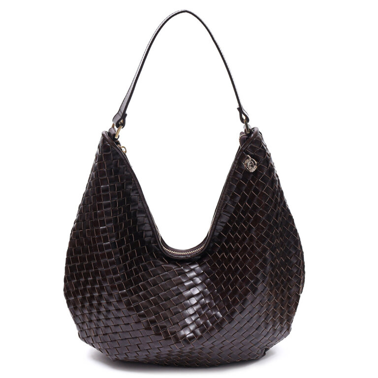 Adax Adax Salerno Shoulder Bag Mindy Dark Brown