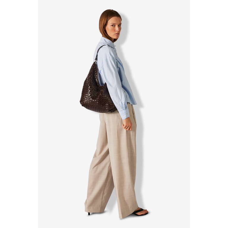 Adax Adax Salerno Shoulder Bag Mindy Dark Brown
