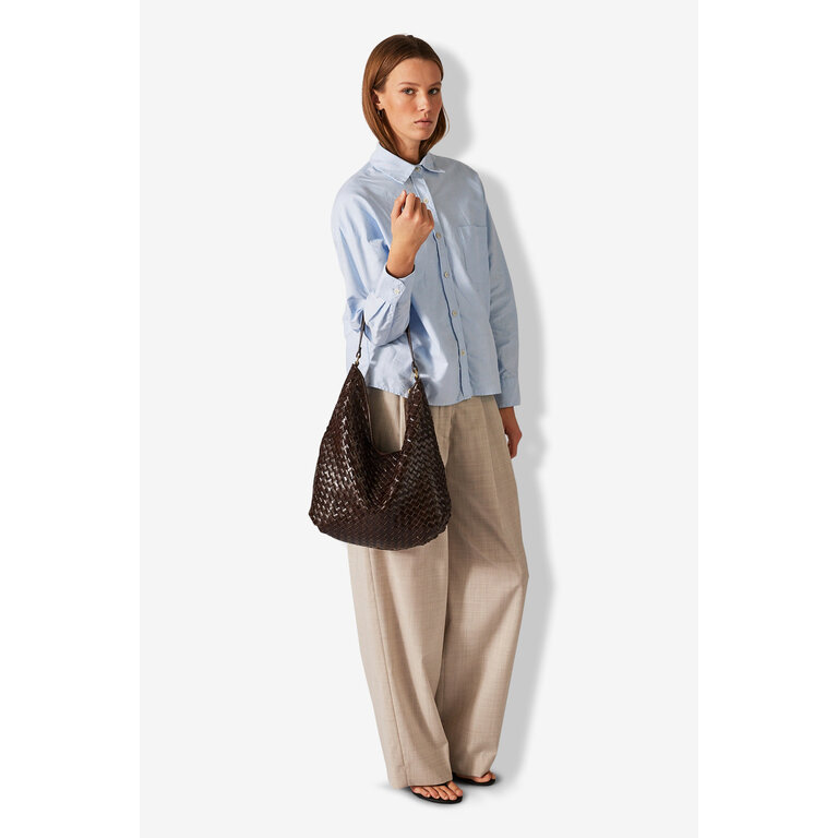 Adax Adax Salerno Shoulder Bag Mindy Dark Brown