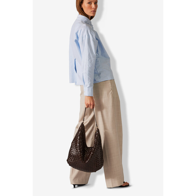 Adax Adax Salerno Shoulder Bag Mindy Dark Brown