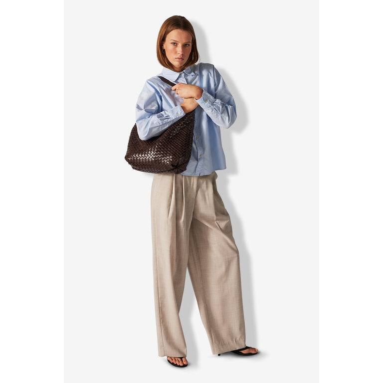 Adax Adax Salerno Shoulder Bag Mindy Dark Brown