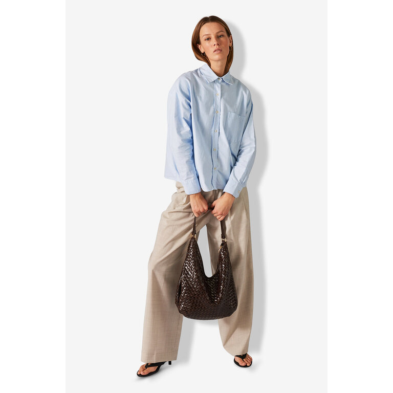 Adax Adax Salerno Shoulder Bag Mindy Dark Brown