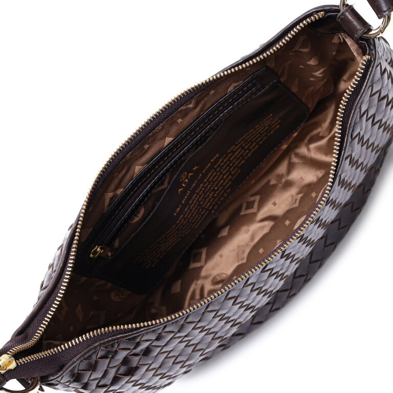 Adax Adax Salerno Crossbody Marlin Dark Brown