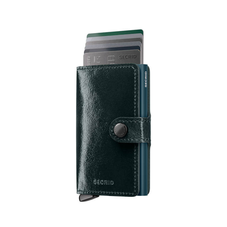 Secrid Secrid Premium+ Miniwallet Naplak Bottle Green