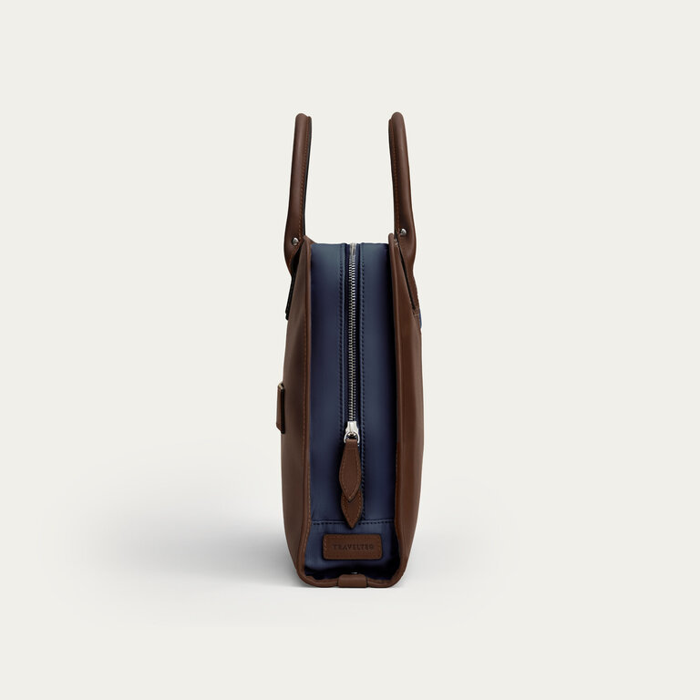 Travelteq Travelteq The Briefcase Espresso Navy