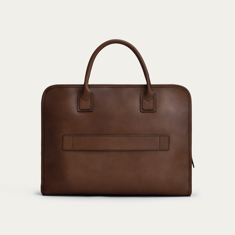 Travelteq Travelteq The Briefcase Espresso Navy