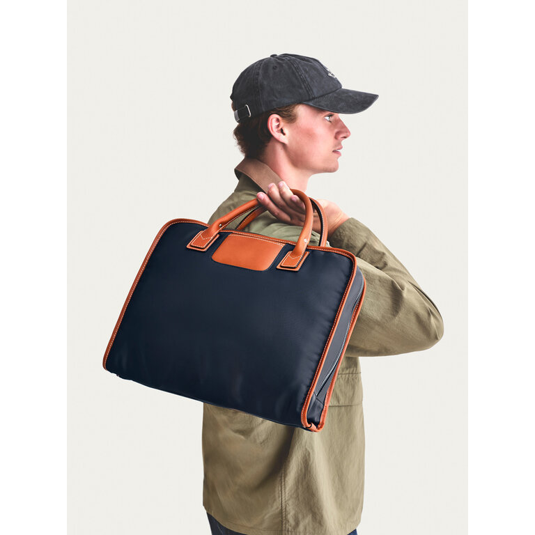 Travelteq Travelteq The Inside Out Navy Cognac