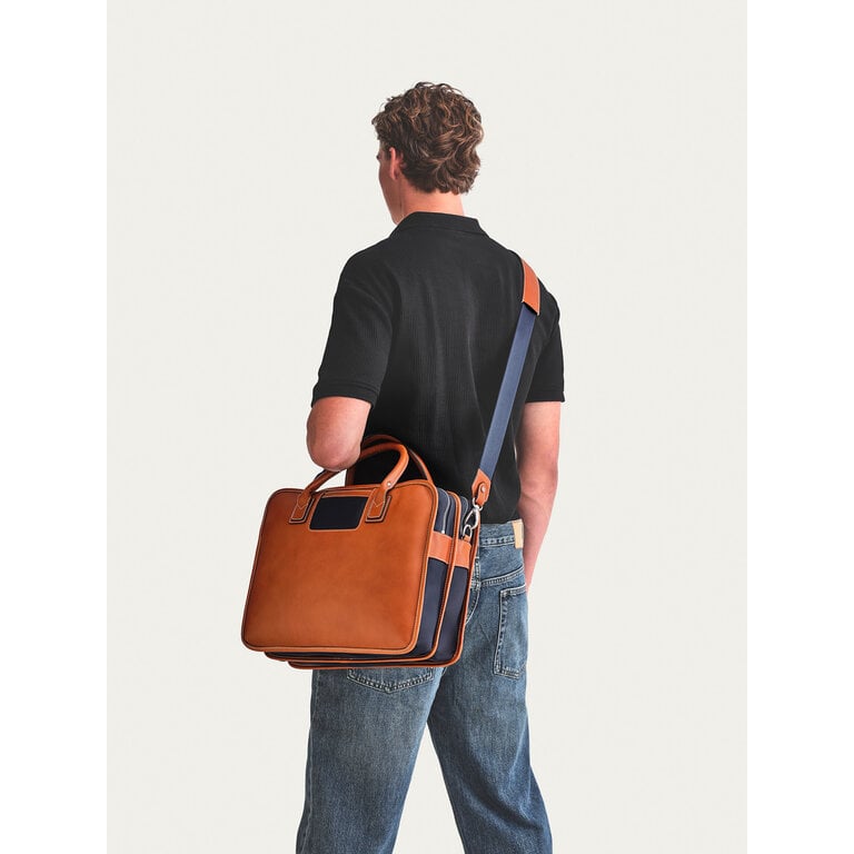 Travelteq Travelteq New The Overnight Cognac Navy