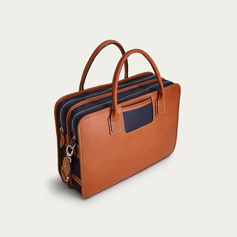 Travelteq Travelteq New The Overnight Cognac Navy