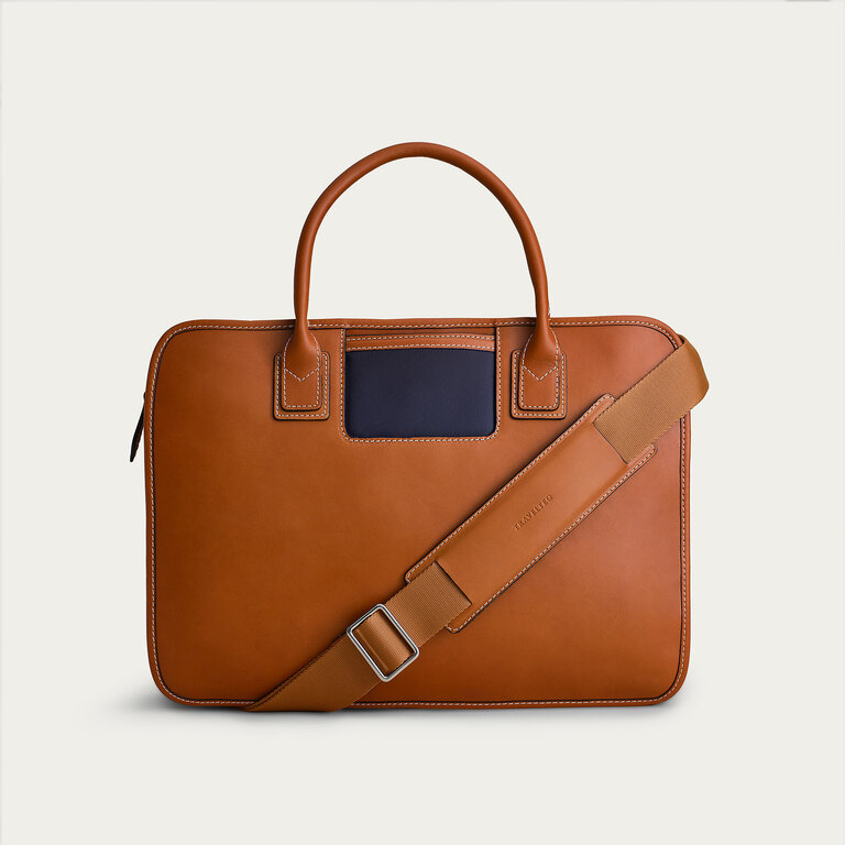 Travelteq Travelteq New The Overnight Cognac Navy