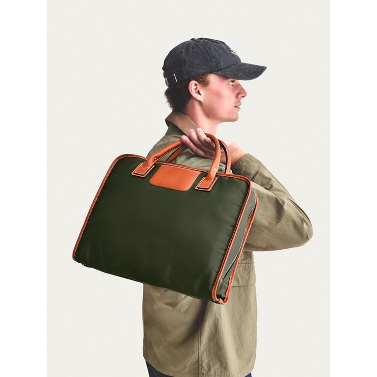 Travelteq Travelteq New The Inside Out Green Cognac