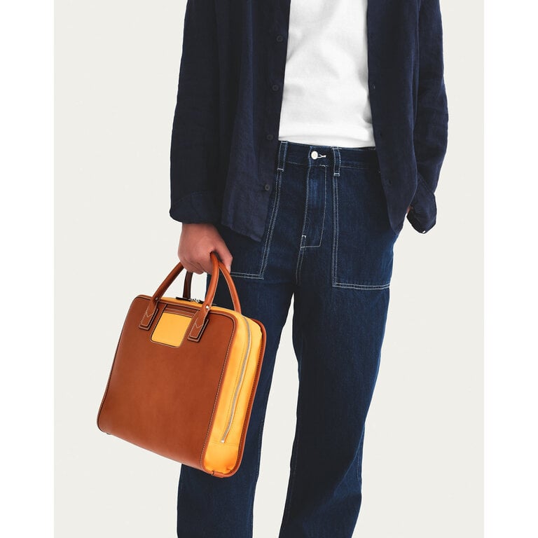 Travelteq Travelteq New The Briefcase Cognac Orange