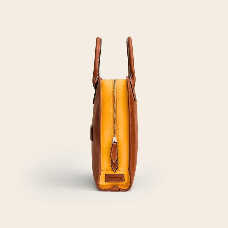 Travelteq Travelteq The Briefcase Cognac Orange
