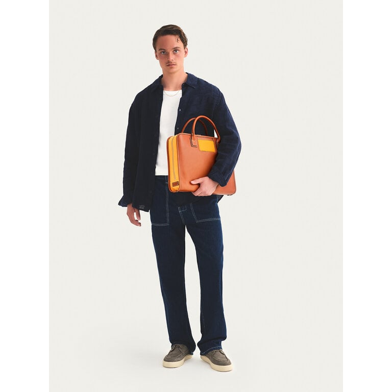 Travelteq Travelteq New The Briefcase Cognac Orange
