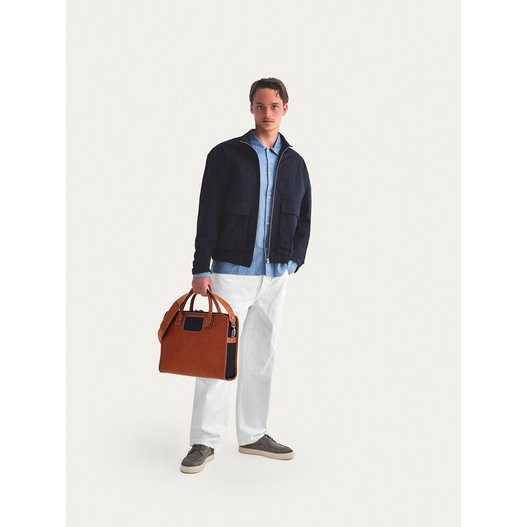 Travelteq Travelteq Messenger Cognac Navy