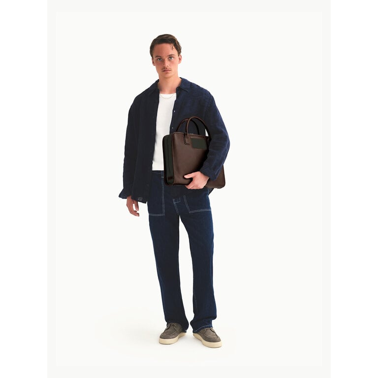Travelteq Travelteq The Briefcase Espresso Green