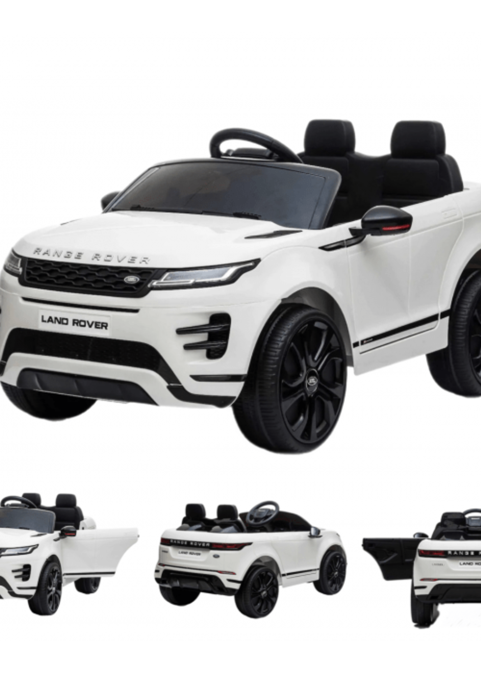 Land Rover Range Evoque elektrische witte Kinderauto