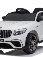 Mercedes GLC Coupé 2-zits witte elektrische Kinderauto