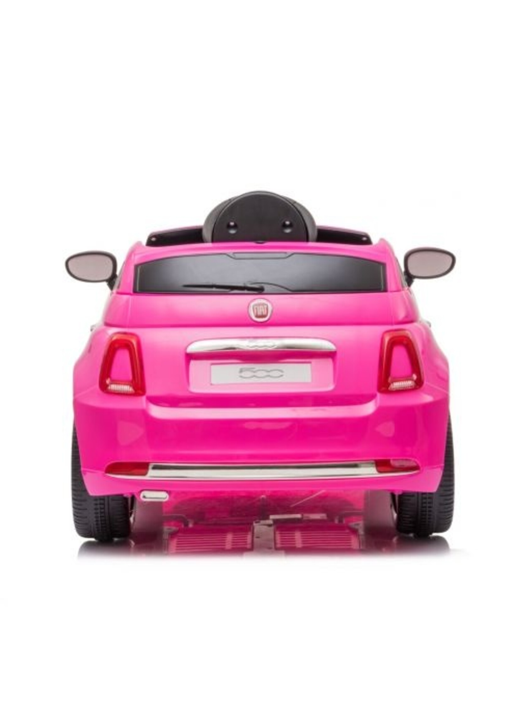 Fiat 500 roze elektrische Kinderauto