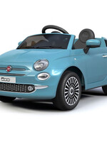 Fiat 500 blauwe elektrische Kinderauto