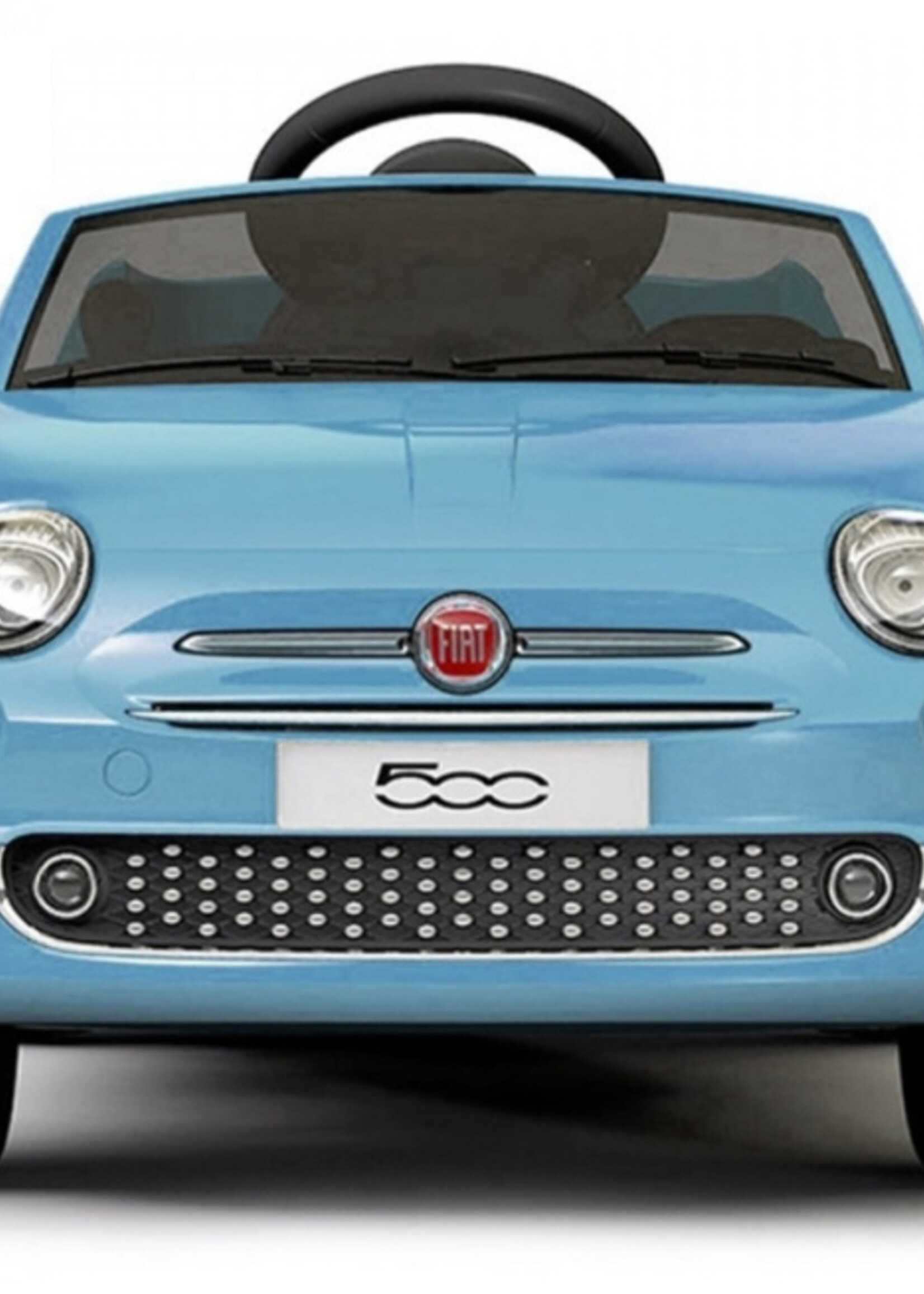 Fiat 500 blauwe elektrische Kinderauto