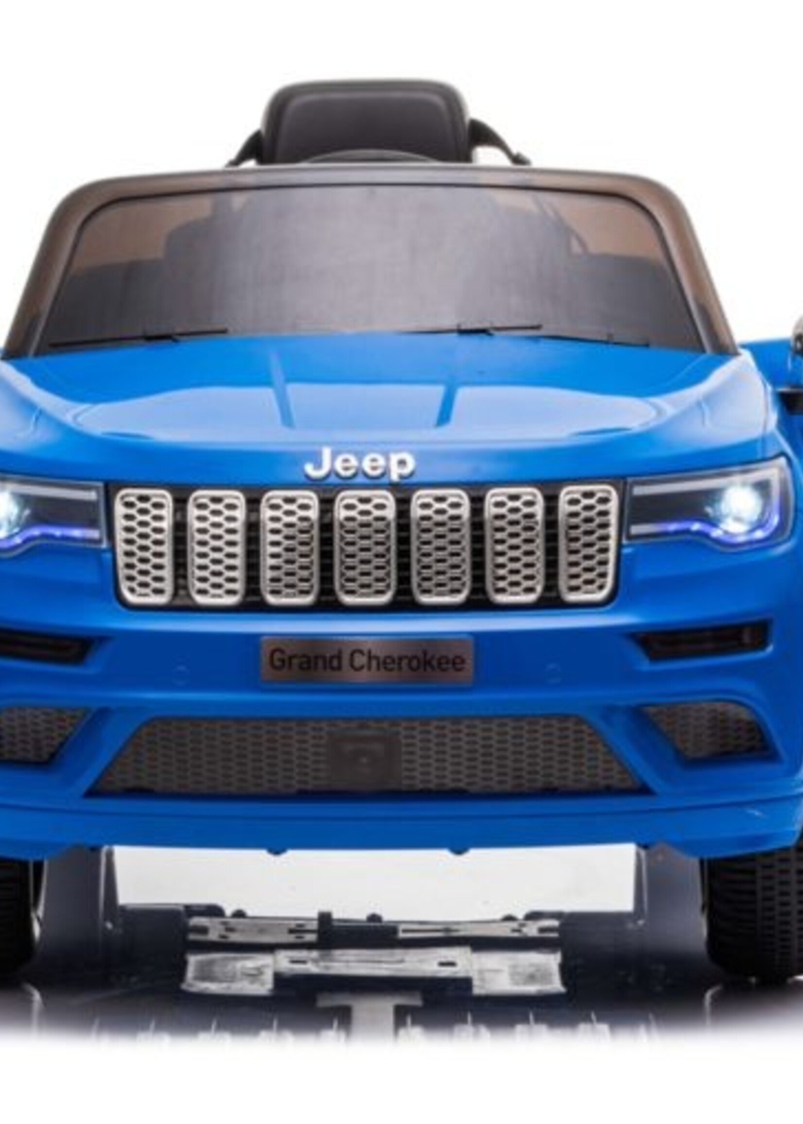 Jeep Grande Cherokee blauwe kinderauto