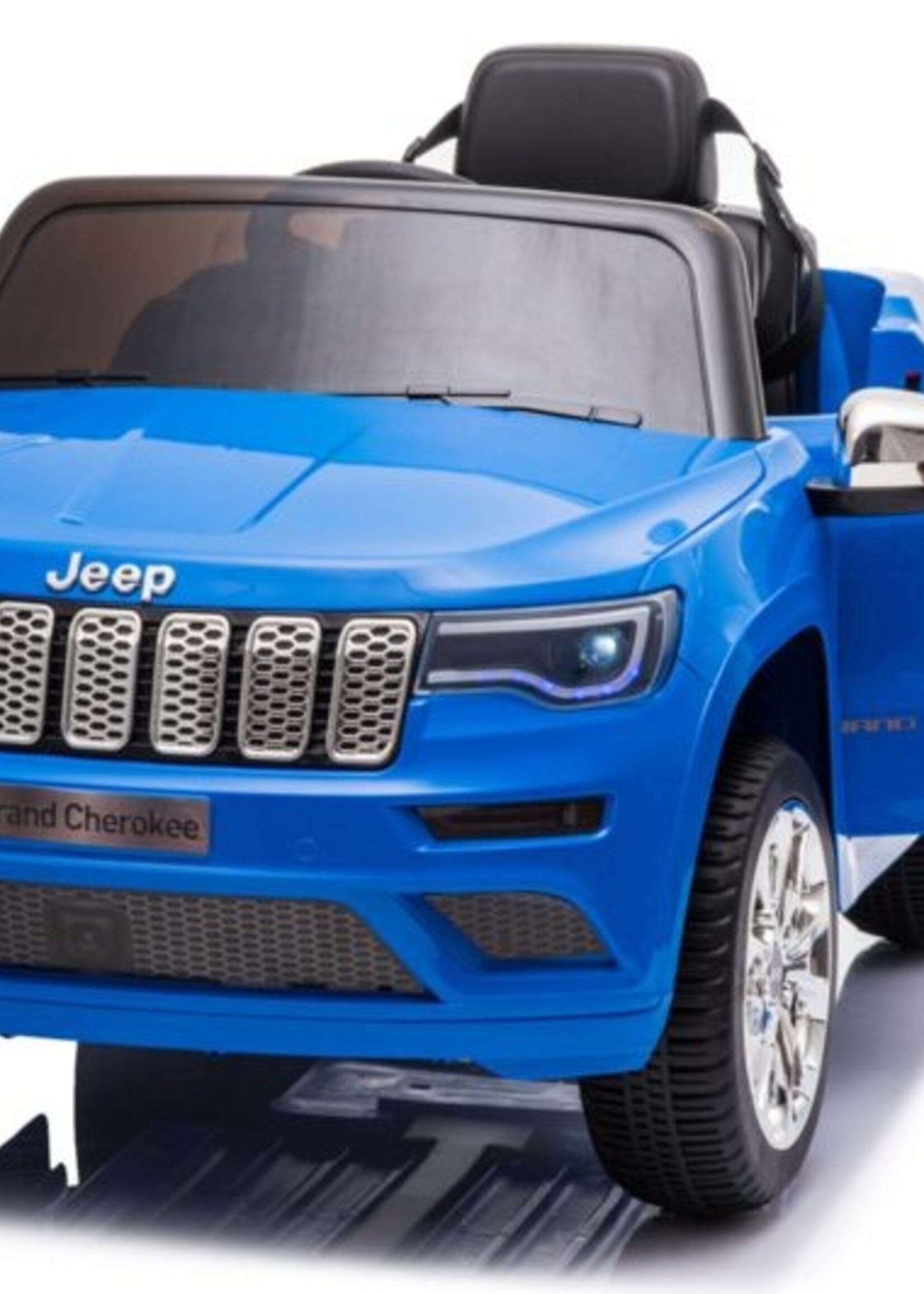 Jeep Grande Cherokee blauwe kinderauto