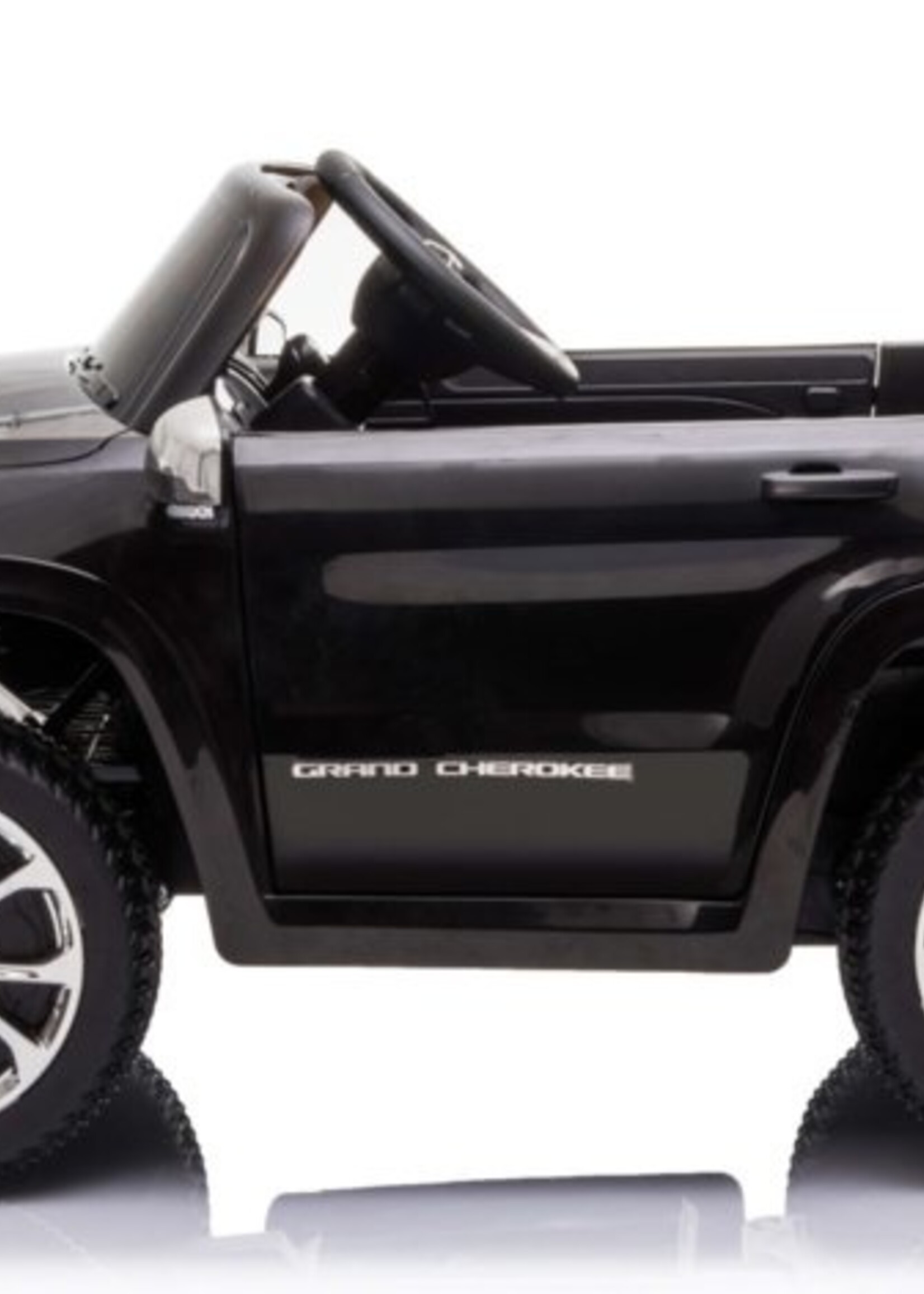 Jeep Grande Cherokee zwarte kinderauto