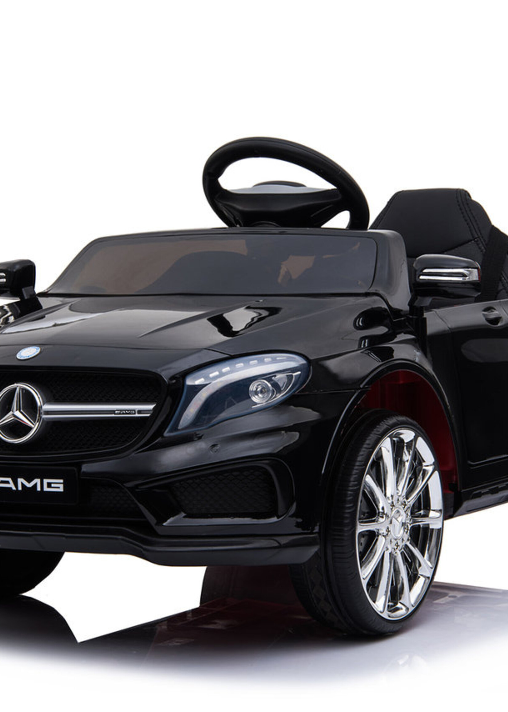 Mercedes GLA45 AMG zwarte elektrische Kinderauto