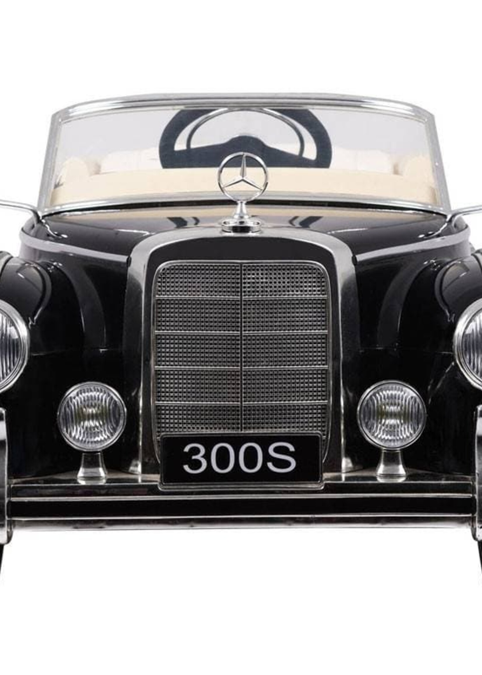 Mercedes 300s zwarte kinderauto