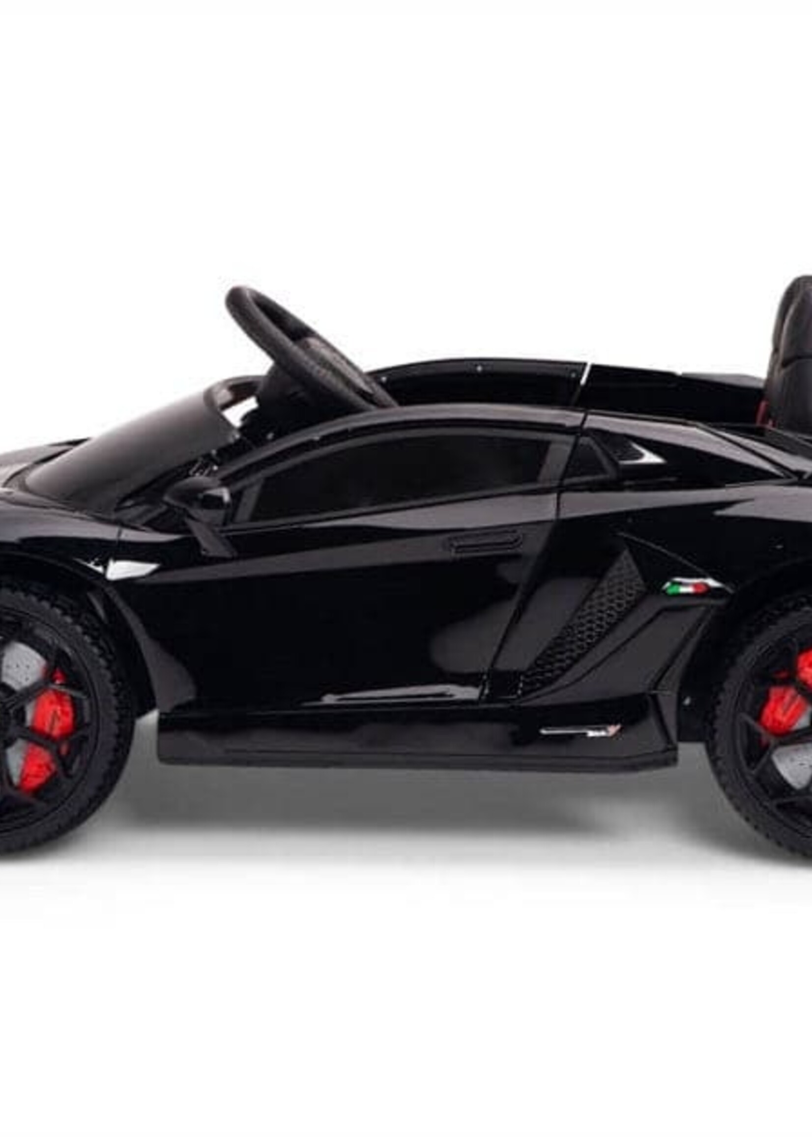 Lamborghini Aventador zwarte elektrische Kinderauto