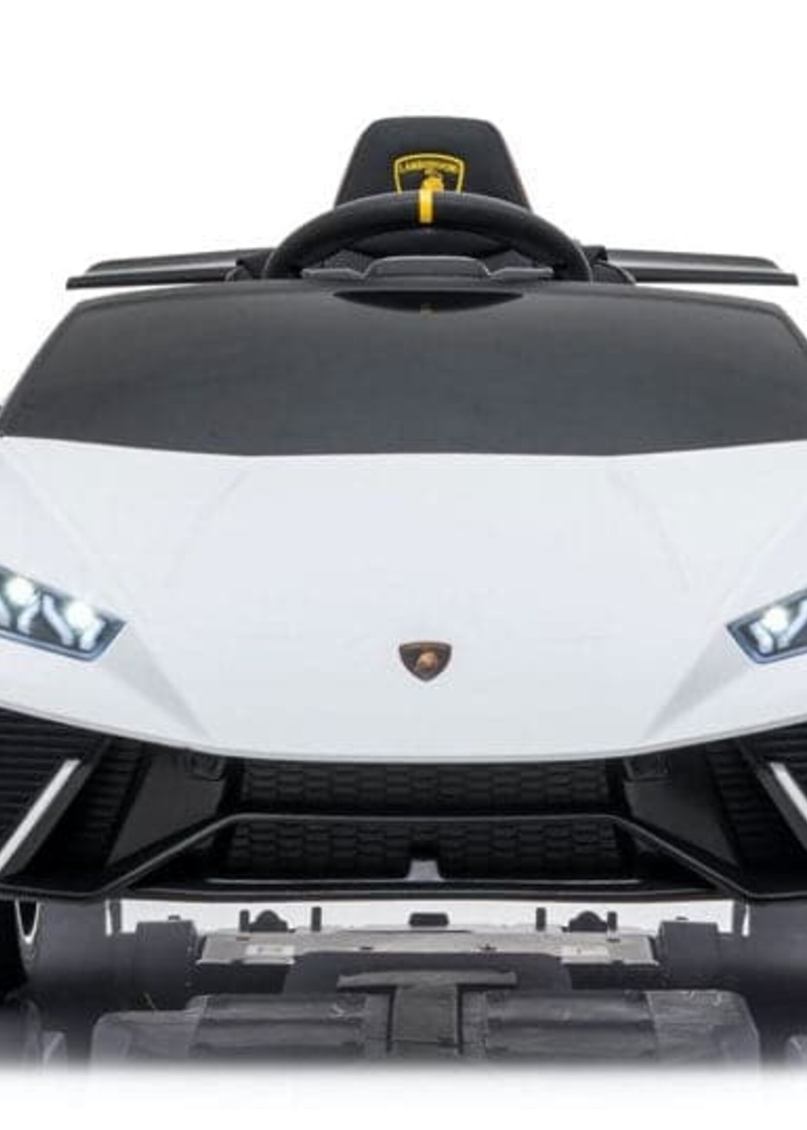 Lamborghini Huracan witte elektrische Kinderauto