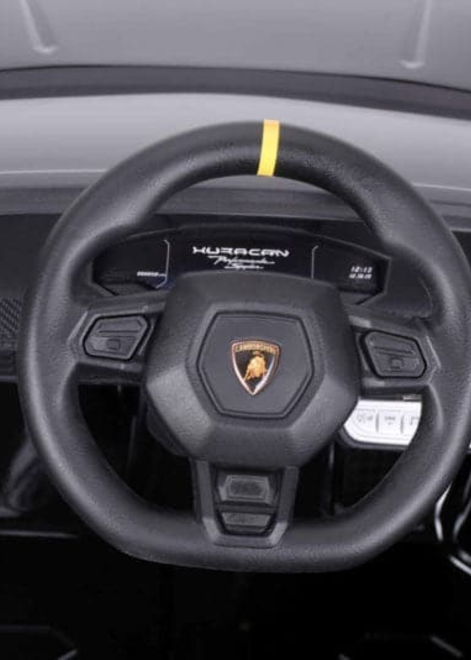 Lamborghini Huracan witte elektrische Kinderauto