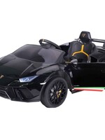 Lamborghini Huracan zwarte elektrische Kinderauto