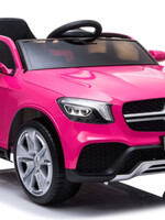 Mercedes GLC roze elektrische Kinderauto