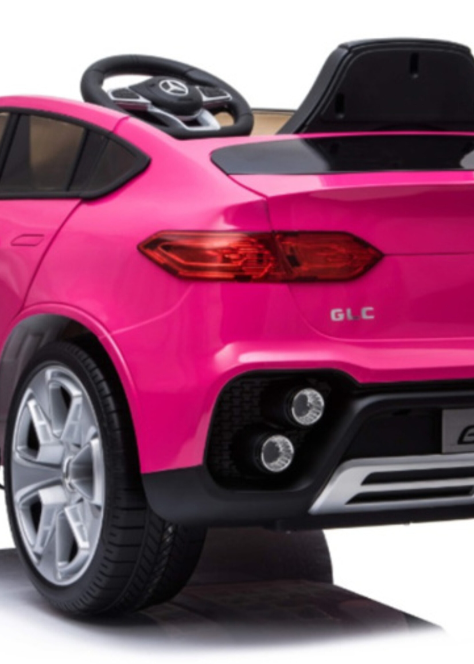 Mercedes GLC roze elektrische Kinderauto